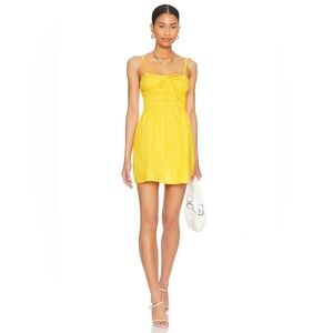 REVOLVE Faithfull the Brand Alboa Mini Dress in Citrus